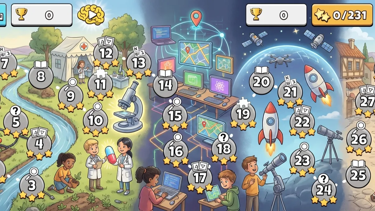 מפת שלבים צבעונית של שבוע שיא בנושא חדשנות ישראלית